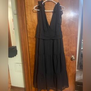 SHEIN Black Polkadot Dress